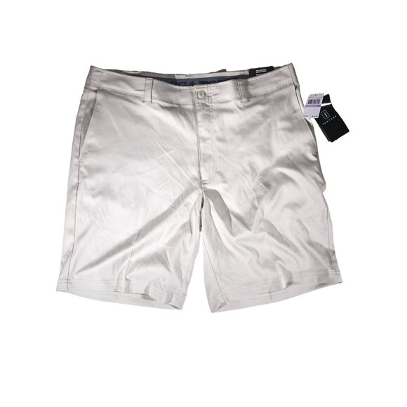 Men's Tan/Beige PGA Tour Silver Lining Active Stretch Shorts - Picture 1 of 6
